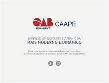 Tablet Screenshot of caape.org.br